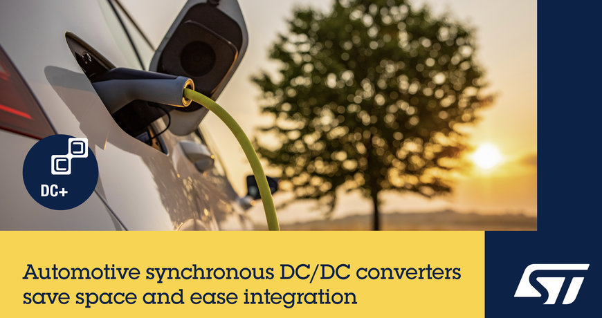 STMicroelectronics reveals monolithic automotive synchronous buck converters